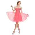 Grace Karin Strapless Off Shoulder Voile Short Girls Graduation Dress Party Dresses Cocktail Dress CL4503-4